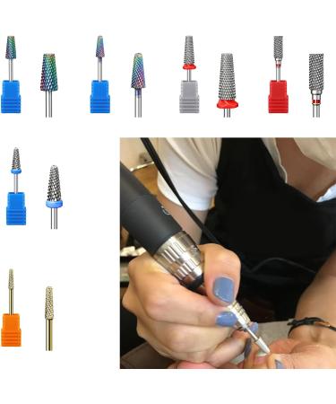 Nail Drill Bit Electric Steel Milling Cutters Manicure Machine Equipment Nail Art Tool Accessories Nail Polishing Tool DMT10 - Buy Online on GoSupps.com