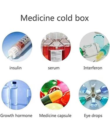 Portable Insulin Cooler Refrigerator LED Screen Refrigerator 2-8 C Station Wagon Refrigerator Medicine Refrigerator - Buy Online on GoSupps.com