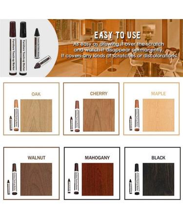 Premium Furniture Repair Kit - 13 Wood Markers & Wax Sticks for Scratch Repair on Wood Floors - Buy Online on GoSupps.com