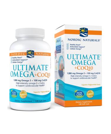 Nordic Naturals Ultimate Omega + CoQ10 1000 mg 120 Soft Gels
