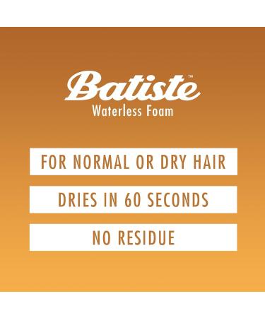 Batiste Waterless Cleansing Foam No Rinse Shampoo Cleanse + Strengthen with Almond Oil 125-ml Batiste Waterless Cleansing Foam Cleanse + Strengthen with Almond Oil 125mL - Buy Online on GoSupps.com