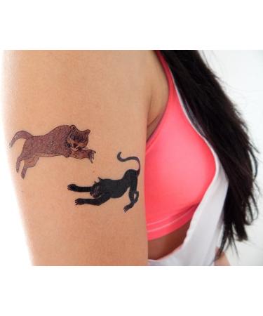 Premium Big Cat Tattoos - Lion, Cheetah, Tiger, Jaguar, Panther, Mountain Lion/Cougar - Buy Online on GoSupps.com