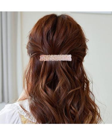 Nifocc Rhinestone Hair Clips - Stylish Rectangle Hair Claw Set for Women & Girls - 4 Pcs Hair Styling Accessories - Buy Online on GoSupps.com
