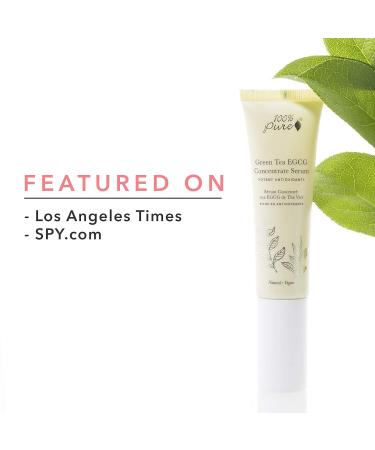 100% Pure Green Tea EGCG Serum - Daily Anti-Wrinkle Facial Serum for All Skin Types (1 Fl Oz - Buy Online on GoSupps.com