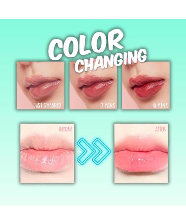 Tongyend Tinted Lip Balm Colour Changing Lip Balm Non-Stick Cup Lipsticks for Women Long Lasting Moisturizer Lip Repair Vegan Lip Balm with Vitamin E Natural Oil - Buy Online on GoSupps.com