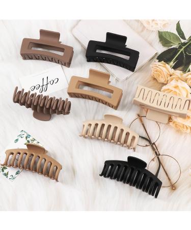 Zou.Rena Large Claw Clip Variety Pack - Non-Slip Hair Clips for Women - Neutral - 8 Pieces - Buy Online on GoSupps.com