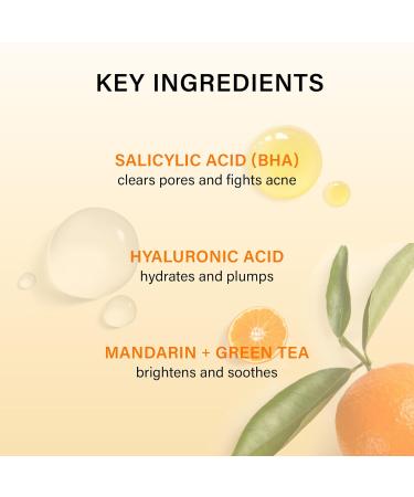 Melixir Mandarin Morning Face Cleanser Gentle Non-Stripping Daily Cleanser for Dry Skin Hydrating Hyaluronic Acid & BHA Low pH Gel Removes Excess Oil & SPF Korean Skincare (8.4 fl.oz./250ml) - Buy Online on GoSupps.com