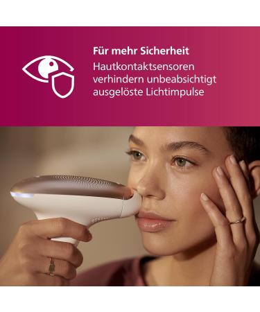 Philips Lumea IPL Hair Removal Device 7000 Series - Model Bri921/00 with Satin Compact Trimmer & 2 Attachments for Body & Face - International Shipping Available - Buy Online on GoSupps.com