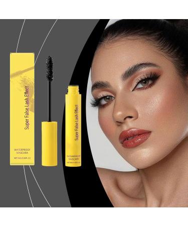 Makeup Mascara - 10ml Waterproof Eye Mascara | Waterproof Eyelash Makeup Supplies for School Travel and Home - Buy Online on GoSupps.com
