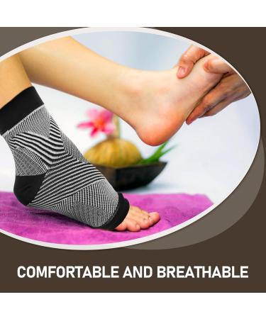 Buy Healvian Elastic Ankle Sleeve - Breathable Ankle Braces & Supports for Ultimate Comfort | International Shipping Available - Buy Online on GoSupps.com