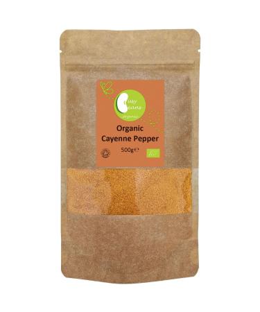 Organic Cayenne Pepper - Certified Organic - by Busy Beans Organic (500g)