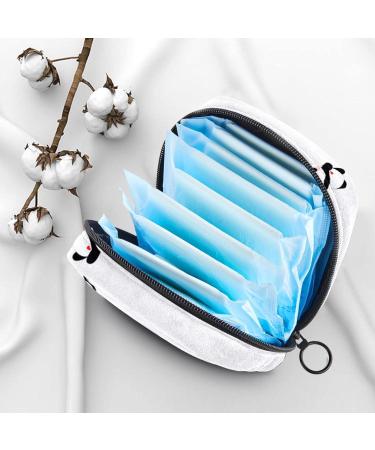 Cute Bear & Deer Heart Ladies Storage Bag - Portable Menstrual Cup & Pad Pouch with Zipper for Teenagers & Women - Buy Online on GoSupps.com