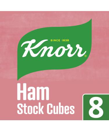Knorr Ham Stock Cubes gluten-free to add a rich ham flavour to your dishes 8x 10 g