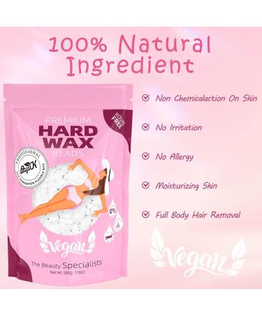 BOYUJK Professional Hard Wax Beads 500g - Painless Hair Removal Wax for Full Body, Facial, and Legs - Gentle Wax Beads for Men and Women - Buy Online on GoSupps.com