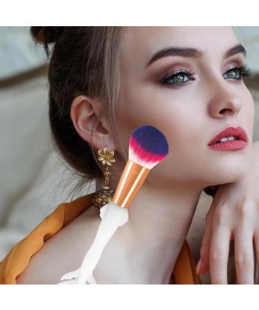 Cheek Makeup Brush | Face Foundation Brush - Soft Tricolor Bristles Foundation Setting Brush Ergonomic Silica Gel Handle Nylon Hair For Women Frifer - Buy Online on GoSupps.com