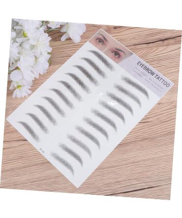 FOMIYES 4 Pcs 3d Eyebrow Stickers 3d Stickers Waterproof Suit Cosmetology Kit Eyebrow Tool Shaper Make up 4d - Buy Online on GoSupps.com