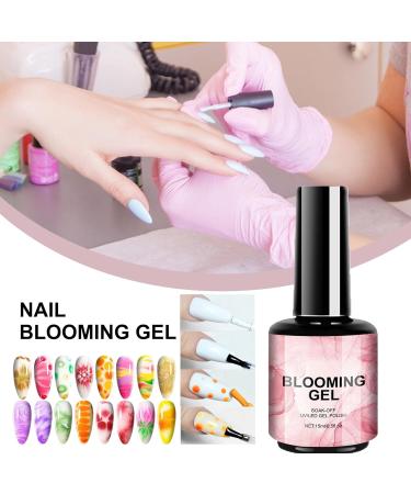 Nail Gels - Blooming Color Gel Ink Art Polish | Clear base for marble nail designs spreading fade effect soft texture formula - Buy Online on GoSupps.com