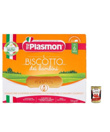 Italian Gourmet E.R. Pack of 6 Biscotti Moussons 720G + Polpa Italian Gourmet 400g