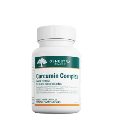 Genestra Brands - Curcumin Complex - Curcumin and Black Pepper Supplement - 60 Vegetable Capsules
