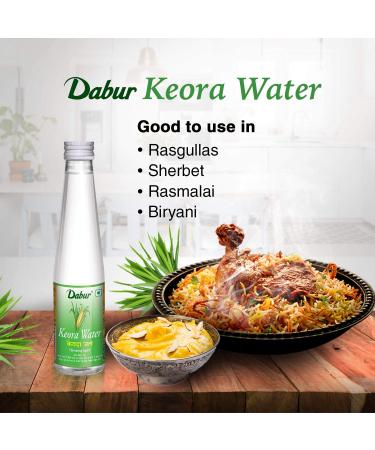 Dabur Kewra Water 250ml - Pure Kewda Essence for Skin & Hair | International Shipping Available - Buy Online on GoSupps.com