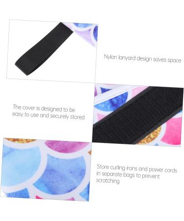 MAGICLULU 2 Pcs Curling Iron Storage Hair Dryer Portable Blow Dryer Hanging Hair Curler Pouch Travel Organizer - Buy Online on GoSupps.com