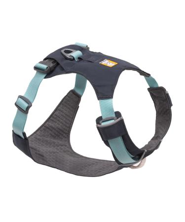 RUFFWEAR Hi & Light Harness Small Reflective Y Shaped Dog Harness Lightweight Adjustable & Padded No Pull Harness for Dogs Quick Release & 2 Lead Attachments Size S Basalt Grey Small Basalt Grey - Buy Online on GoSupps.com