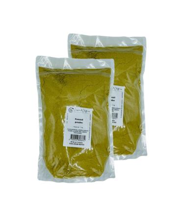 Chef's Kitchen.com - Pack of 2 Fennel Powder - 1kg Bag