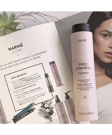 Lakme Teknia Frizz Control Shampoo | Discipline Shampoo for Frizzy Hair | Vegan Sulfate-free Paraben-free (1000 ml) 1 l (Pack of 1) - Buy Online on GoSupps.com