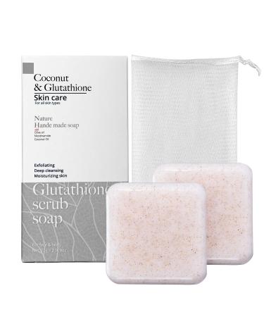 Princess Belle Glutathione Soap Coconut Soap Skin Lightening Soap for Dark Spots Natural Handmade Soap for Face and Body Leaves Your Skin Smooth and Beautiful