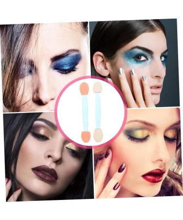 Ipetboom 300 pcs Cosmetic Makeup Sponge Eyeshadow Double-headed Tool Applicator Dual-sides 6.5x1.3cmx3pcs Bluex3pcs - Buy Online on GoSupps.com
