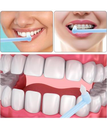 Ouligay 6-Piece Tufted Interdental Toothbrush Set for Orthodontic Braces - Soft Trim, Compact Design - Blue Green Orange - Pack of 1 - Buy Online on GoSupps.com