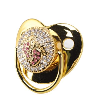Bling Baby Pacifier - Anti-Static Gold Pacifier for Newborns & Toddlers (6-18 Months) - Perfect for Outdoor Use | Shop Now! - Buy Online on GoSupps.com