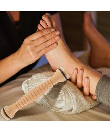 FOMIYES 8-Piece Wooden Roller Massage Device for Upper Back - Improve Blood Circulation - Buy Online on GoSupps.com