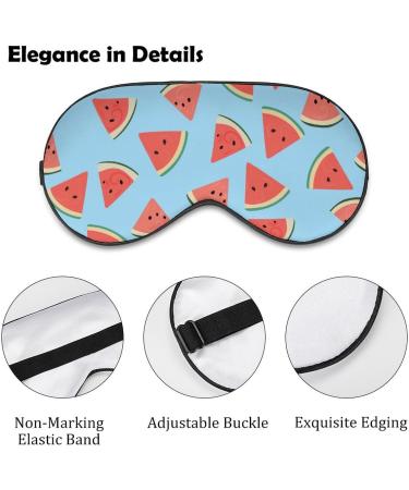 Watermelon Eye Mask - Adjustable Soft Sleeping Mask for Comfortable Night Sleep | Summer Fresh Fruit Blindfold - Buy Online on GoSupps.com