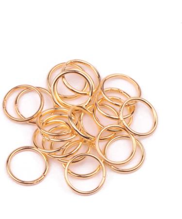 YAKA 1200pcs 10mm Gold Plated Open Jump Rings for DIY Jewelry Making - Bulk Connectors for Earrings, Necklaces, Bracelets, and More - Buy Online on GoSupps.com