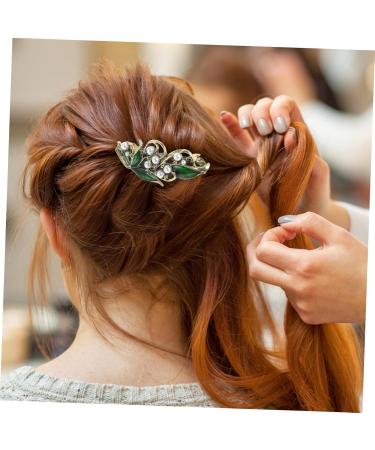 FRCOLOR Hairpins Pins rhinestone hair pins womens hair clips french barrette hair clips crystal hair barrettes hair clips goody hair clips for women spring hair clips bow Crystal - Buy Online on GoSupps.com