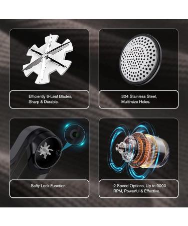 Electric Lint Remover - Rechargeable Clothes Lint Shaver with 2 Speeds & 3 Replaceable Blades | International Shipping - Buy Online on GoSupps.com