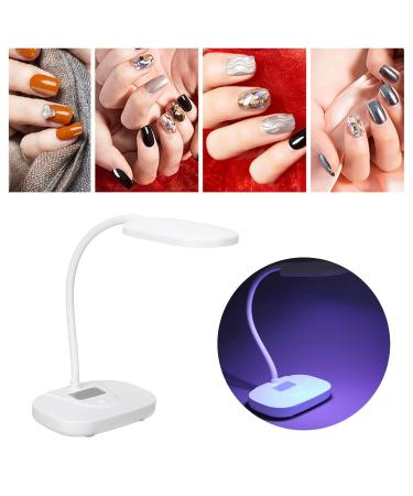 Anggrek LED Nail Lamp - Foldable Portable Nail Polish Dryer with Even Lighting & Eye Protection for Home & Salon Use - Buy Online on GoSupps.com