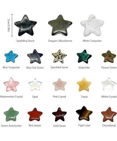 Briskore Lucky Stones Set for Children - 18 Natural Gemstones Healing Crystals for Meditation & Chakra Balancing - Buy Online on GoSupps.com