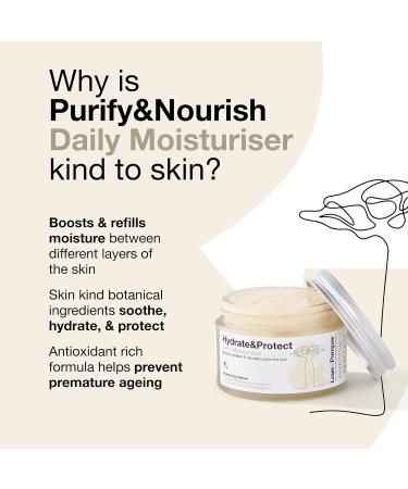 Love & Pamper HYDRATE & PROTECT - Natural Daily Moisturiser Antioxidant-Rich For Dehydrated & Blemish Prone Skin Vitamin E Anti Ageing Green Tea Collagen Boosting Cranberry Plant Powered Hydrating Face Cream_For Skin_Care - Buy Online on GoSupps.com