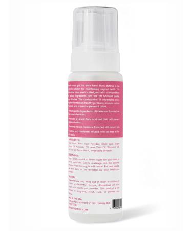 Boric Balance Yoni Foam Wash pH-Balancing & Gentle Feminine Hygiene Solution for Daily Care & Odor Control | Naturally Safe International Shipping - Buy Online on GoSupps.com