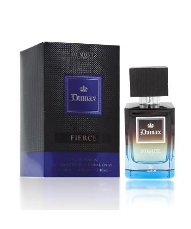 Dumont FIERCE - 3.4oz - Unisex Perfume for Men & Women - Spicy Fruity & Musky Fragrances - Long Lasting Cologne Mist & Body Spray - for Him & Her Fresh 1 Count (Pack of 1)