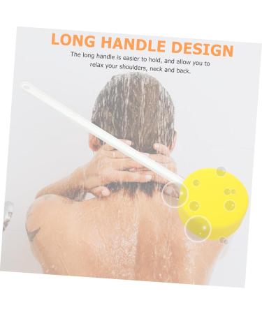 MAGICLULU Long Handle Bath Sponge Shower Back Brush with Long Handle for Women Bath Long Handles for Elderly Shower Scrubber with Handle Back Brush for Shower for Women Shower for Your Back - Buy Online on GoSupps.com