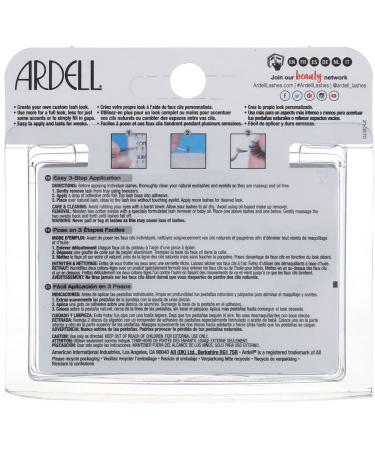 Ardell DuraLash Naturals Flare Short Black Individual Lashes 56 ea (Pack of 12) - Buy Online on GoSupps.com