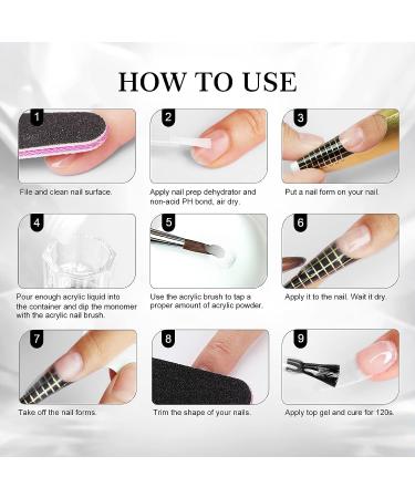 Saviland Clear Acrylic Powder 5.29OZ - Professional Salon-quality Polymer for Nail Extension, French Manicure & Nail Carving - Buy Online on GoSupps.com