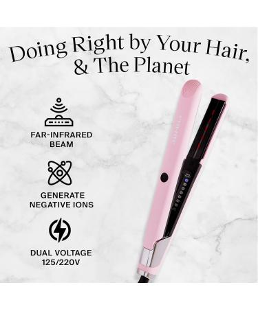 EVANYC Spectrum Far-Infrared Styling Iron - 1 Inch Ceramic Hair Straightener for All Hair Types Adjustable Heat Straightener & Curler - Buy Online on GoSupps.com