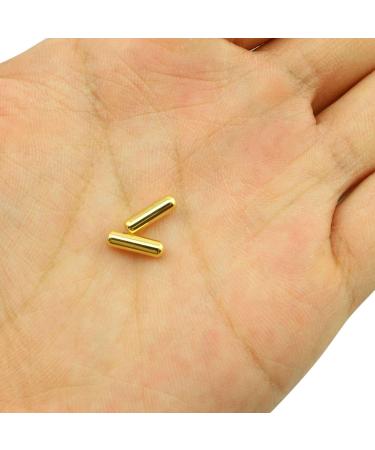 20pcs Gold Plated Brass Hat Pin and Brooch Pins Stopper - DIY Jewelry Findings - Buy Online on GoSupps.com
