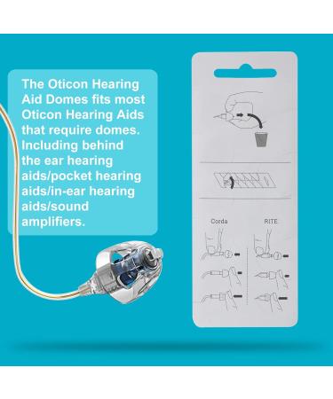 Oticon MiniFit Double Vent Bass Domes - 8mm Universal Hearing Aid Domes (2 Packs) - Buy Online on GoSupps.com