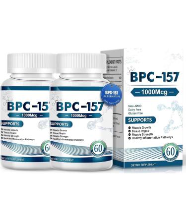 Bpc 157 Peptide Capsules 1000mcg Gluten Free Supplement 60 Capsules