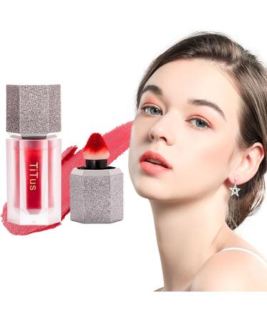 Long Lasting Lipstick Velvet Lip Gloss Portable Nonstick Makeup Lipstick with Color Development Easy to Push Away Teksome 203 - Buy Online on GoSupps.com
